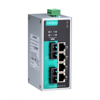 Коммутатор EDS-P206A-4PoE-SS-SC-T Коммутатор EDS-P206A-4PoE-SS-SC-T